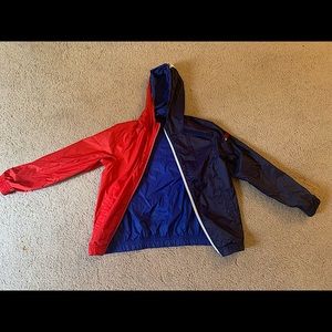 Boys Reversible Blue/Red Rain Jacket 8-10M